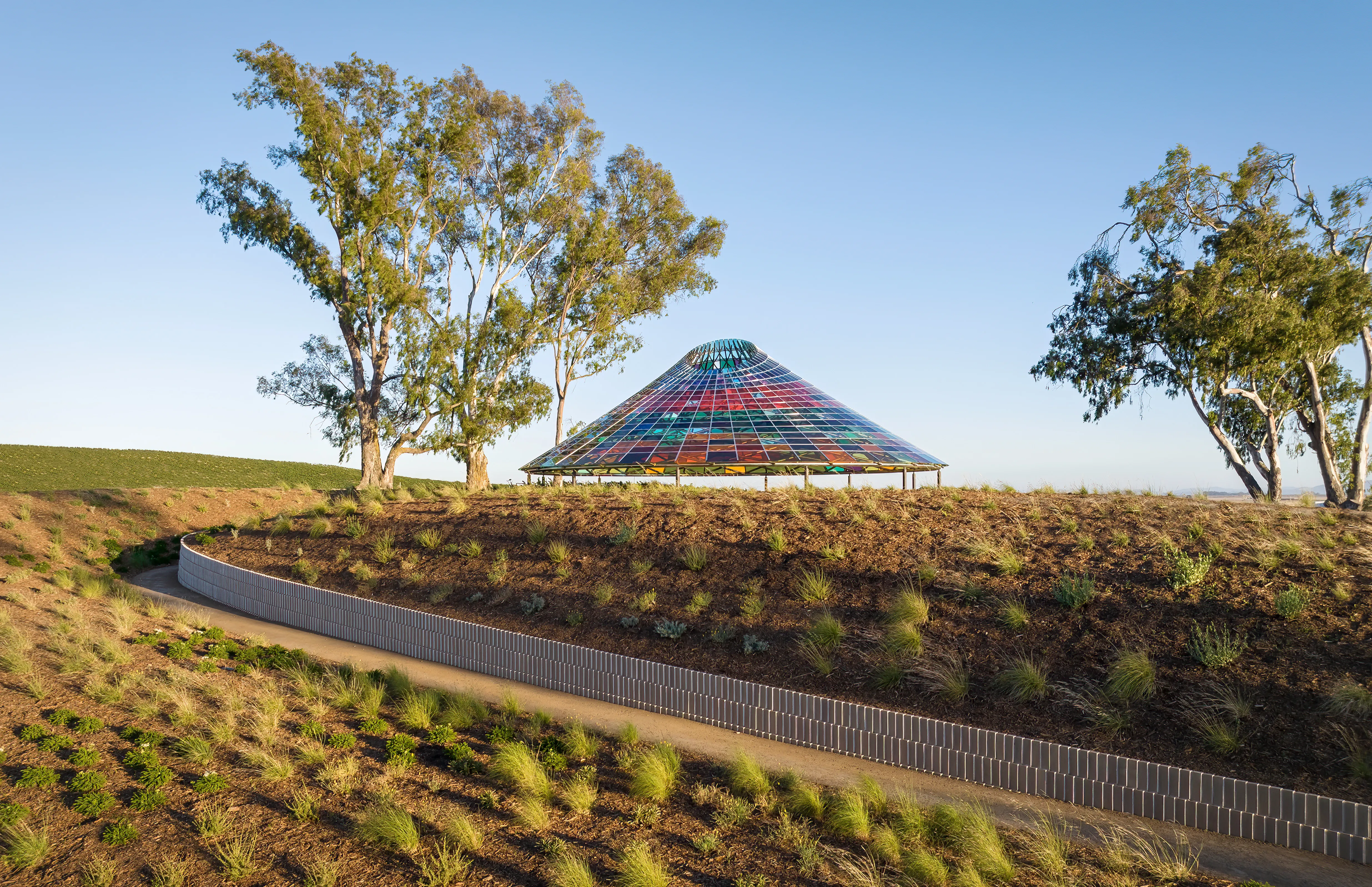 Vertical Panorama Pavilion, vista externa