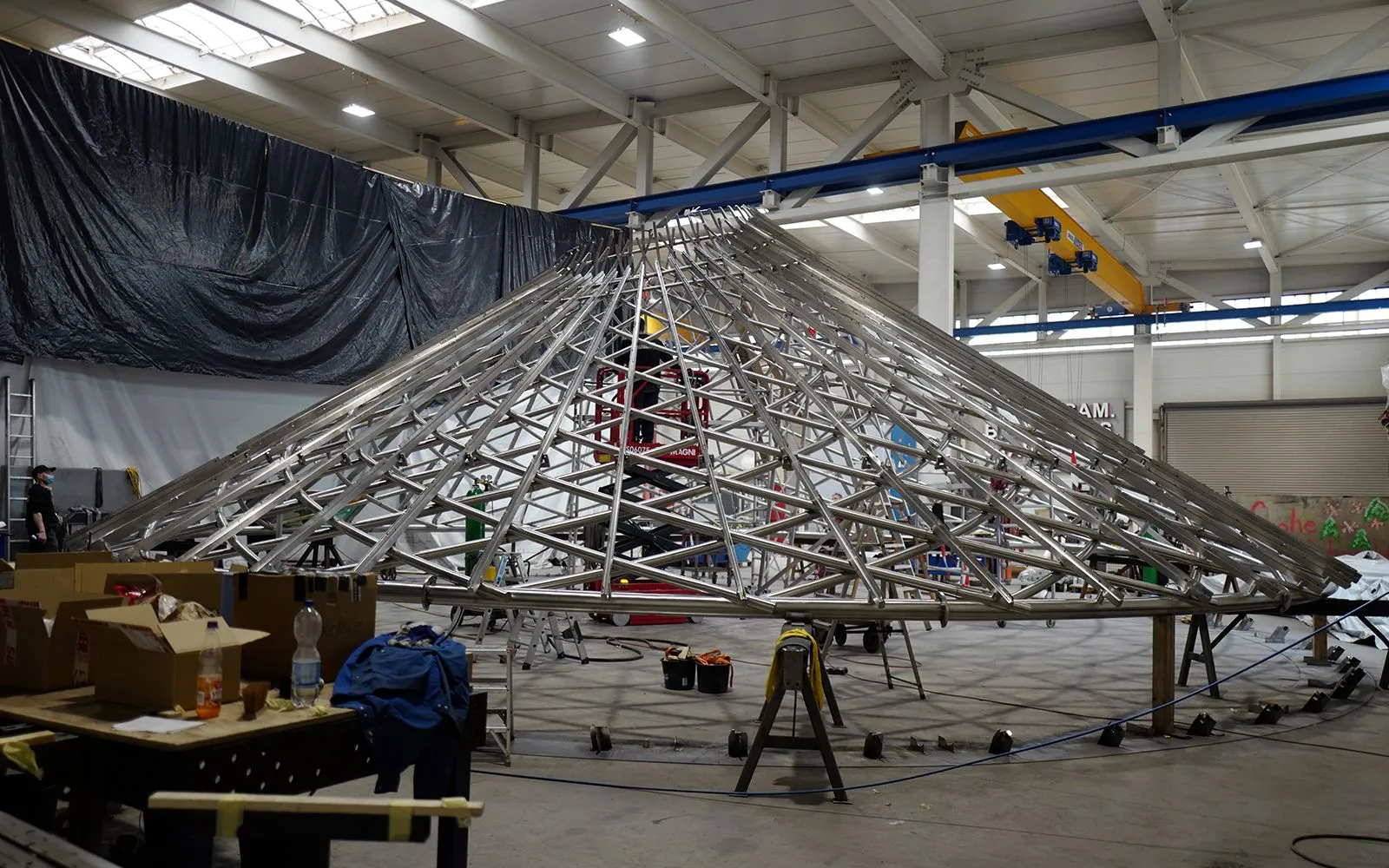 Vertical Panorama Pavilion, processo