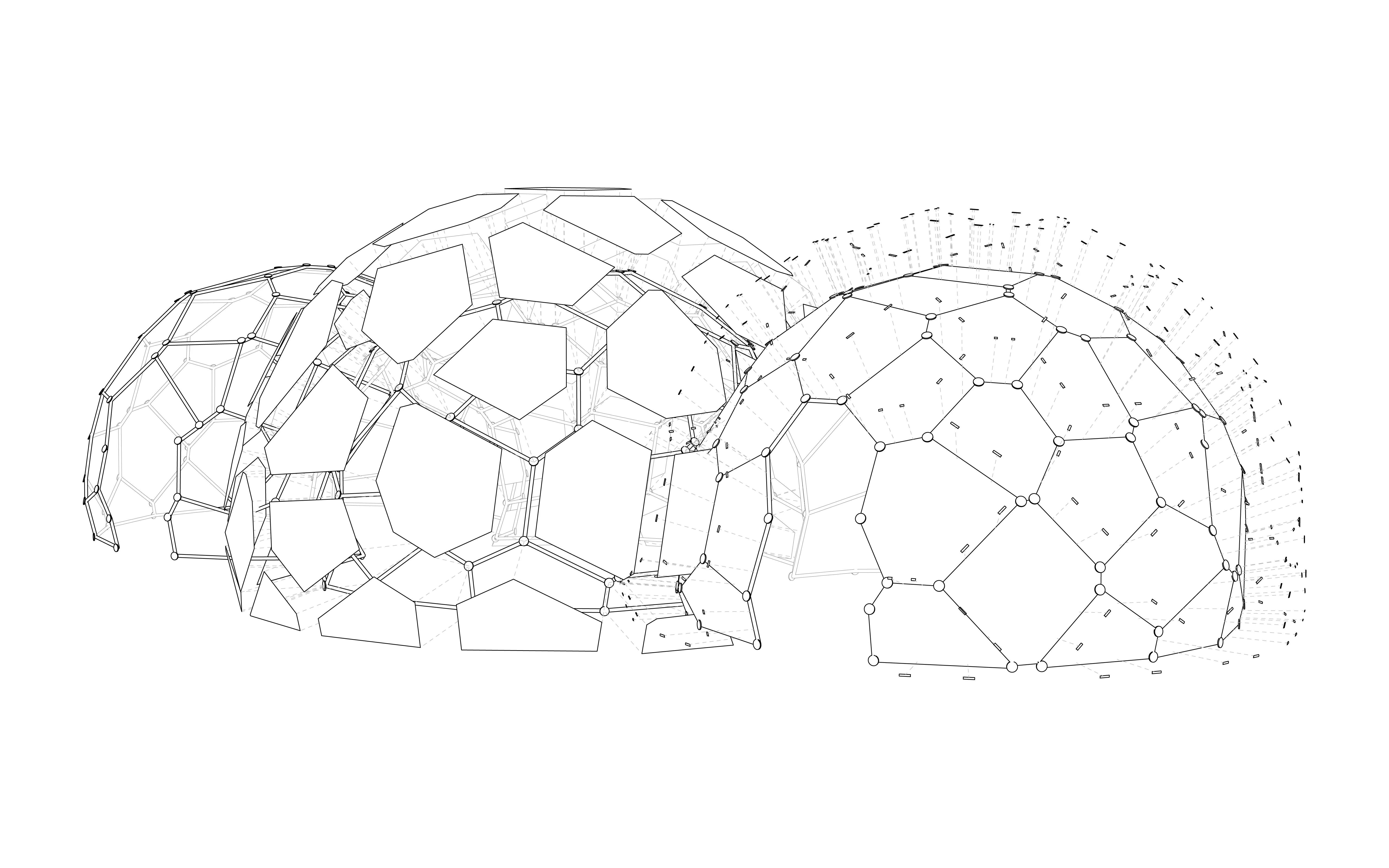 Detalhe dos elementos construtivos