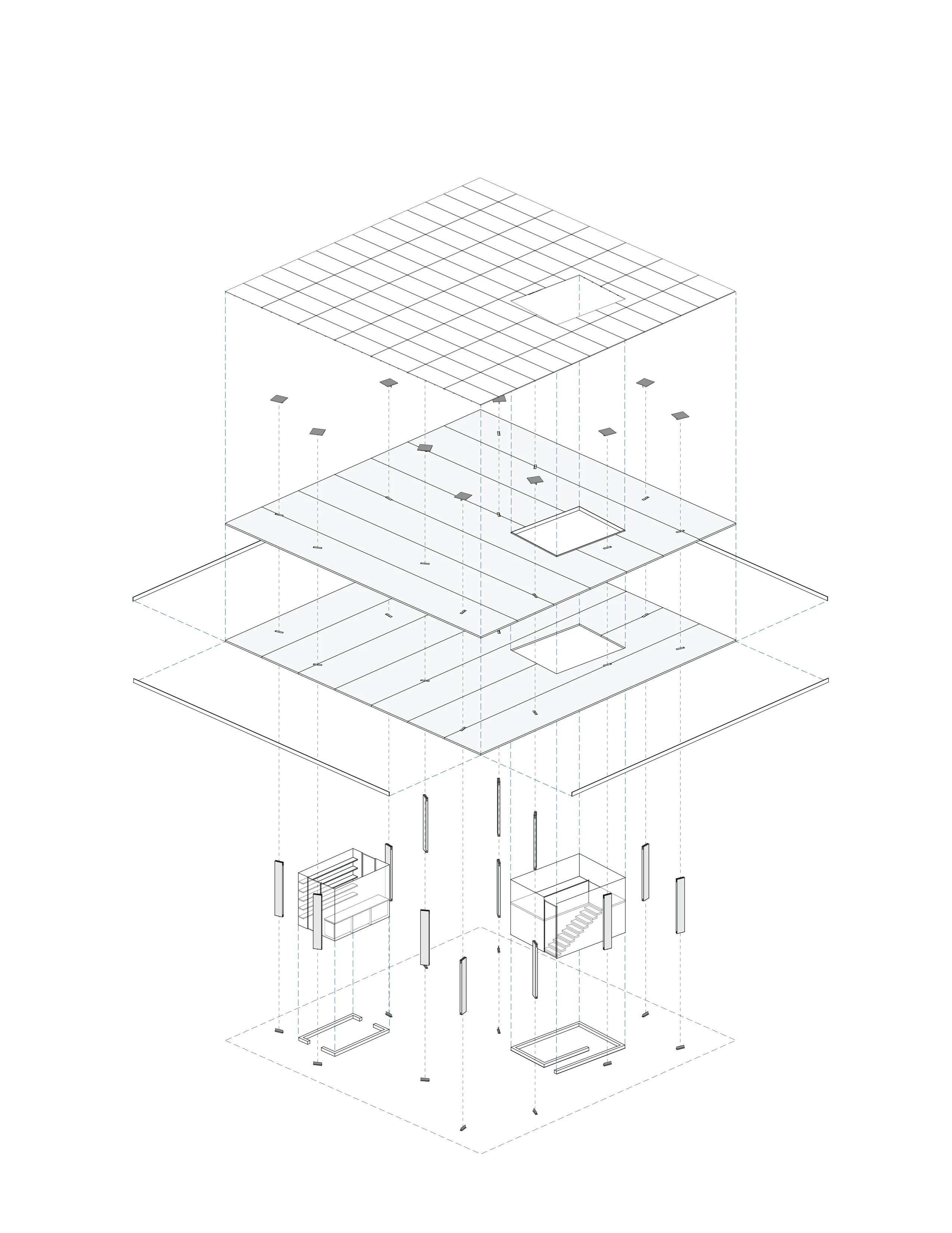 Figure 18 - Exploded Axonometric of Chicago Horizon (Schneider et al. 2017).