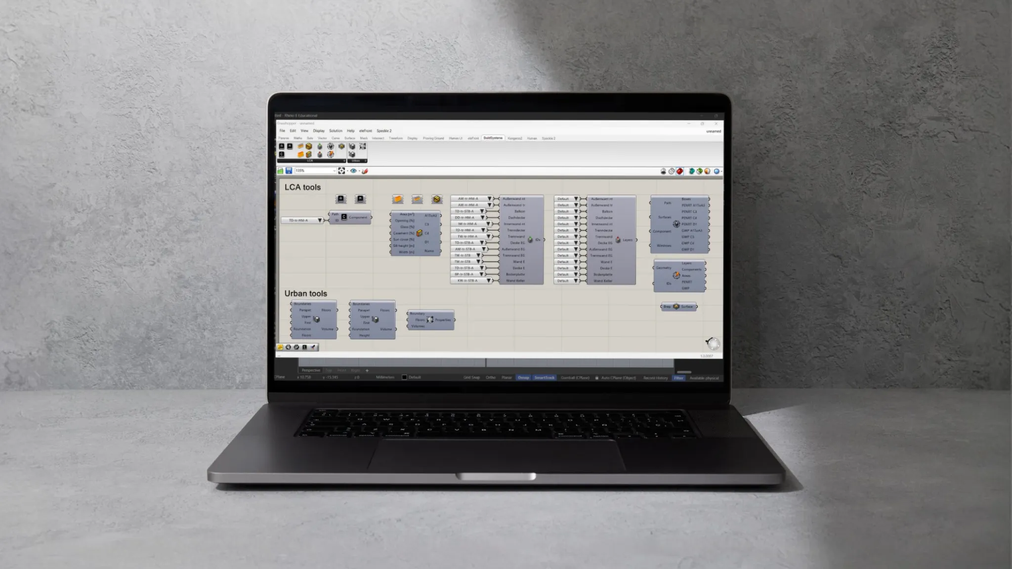 BuildSystems-Plugin für Grasshopper
