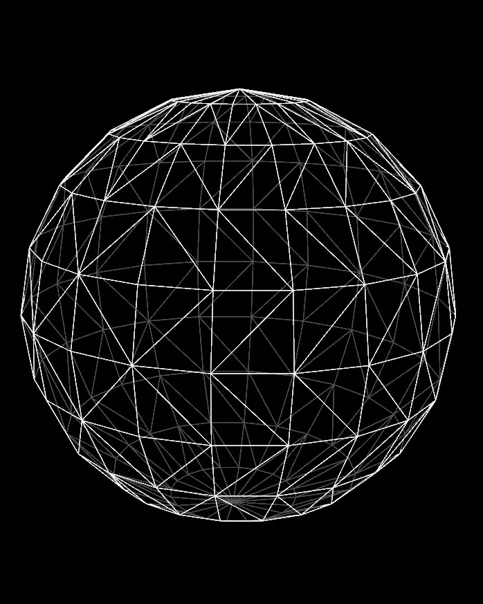 Abgestumpftes duales Hexagonal-Netz: Render 02