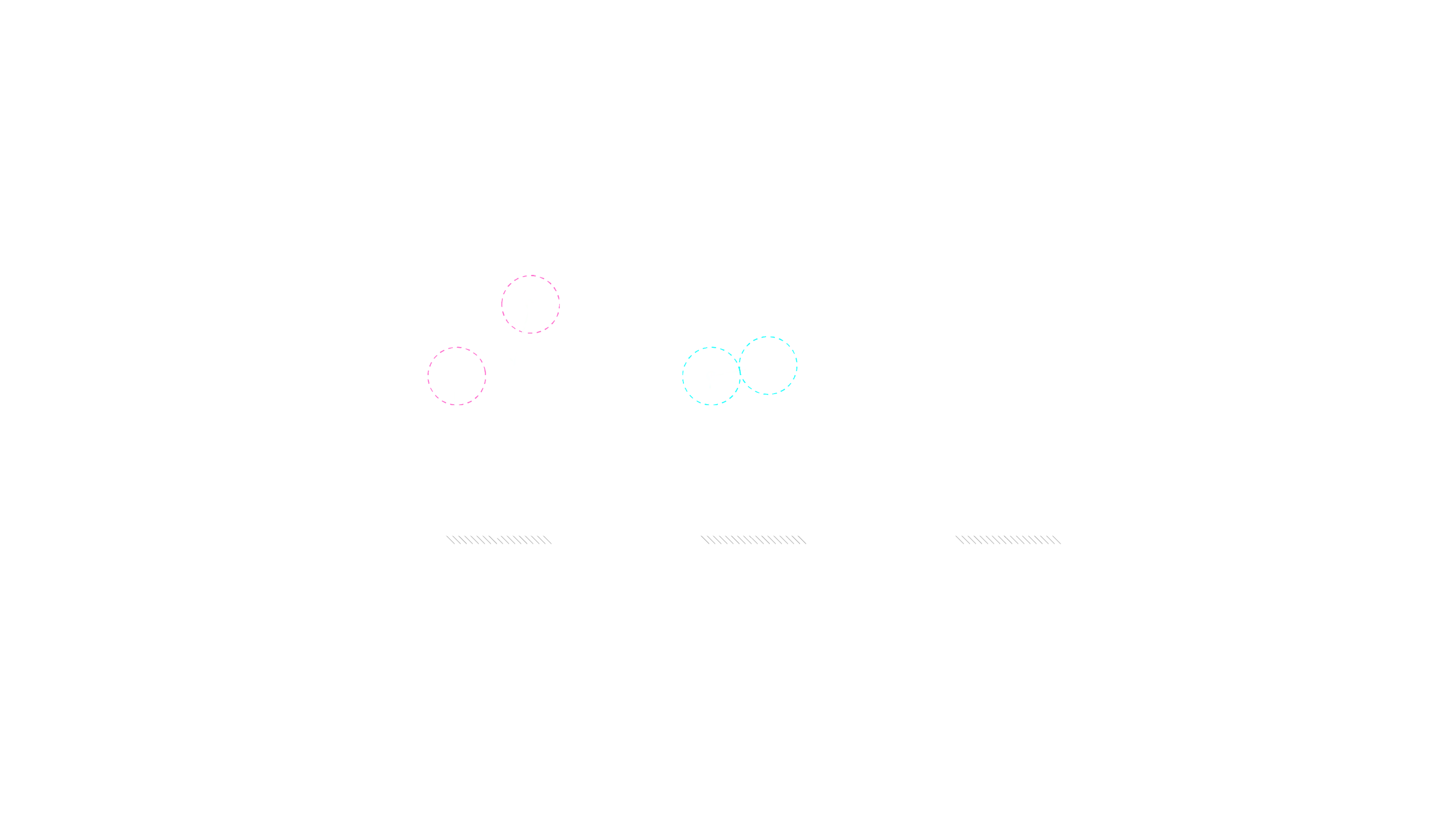 Um diagrama em três etapas explicando como o algoritmo funciona.