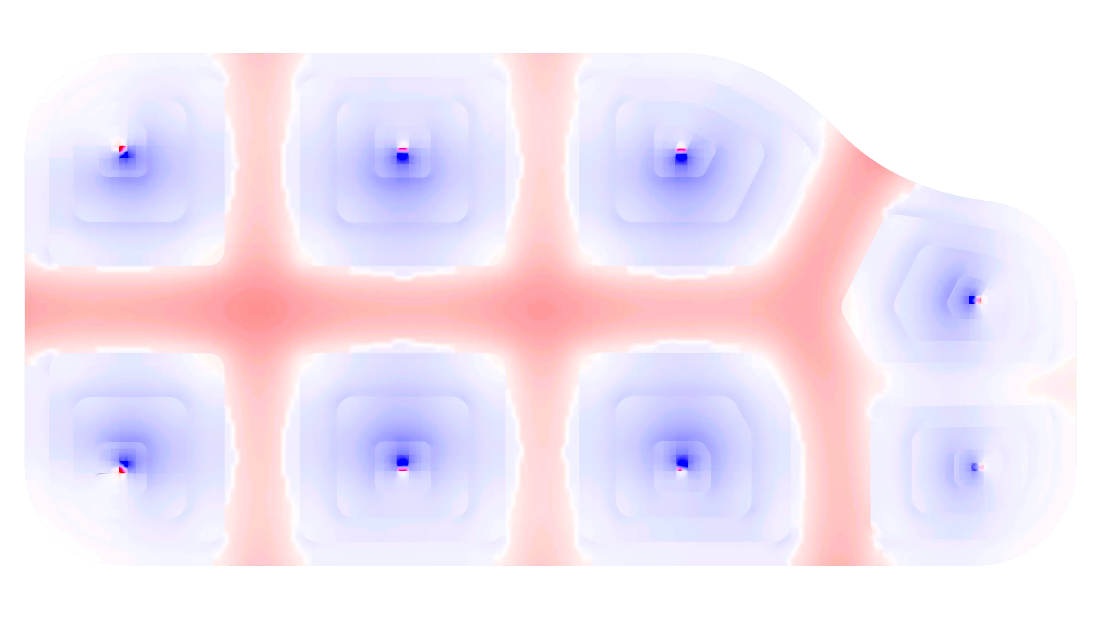 Figure 35 - Finite element analysis from the paneling.