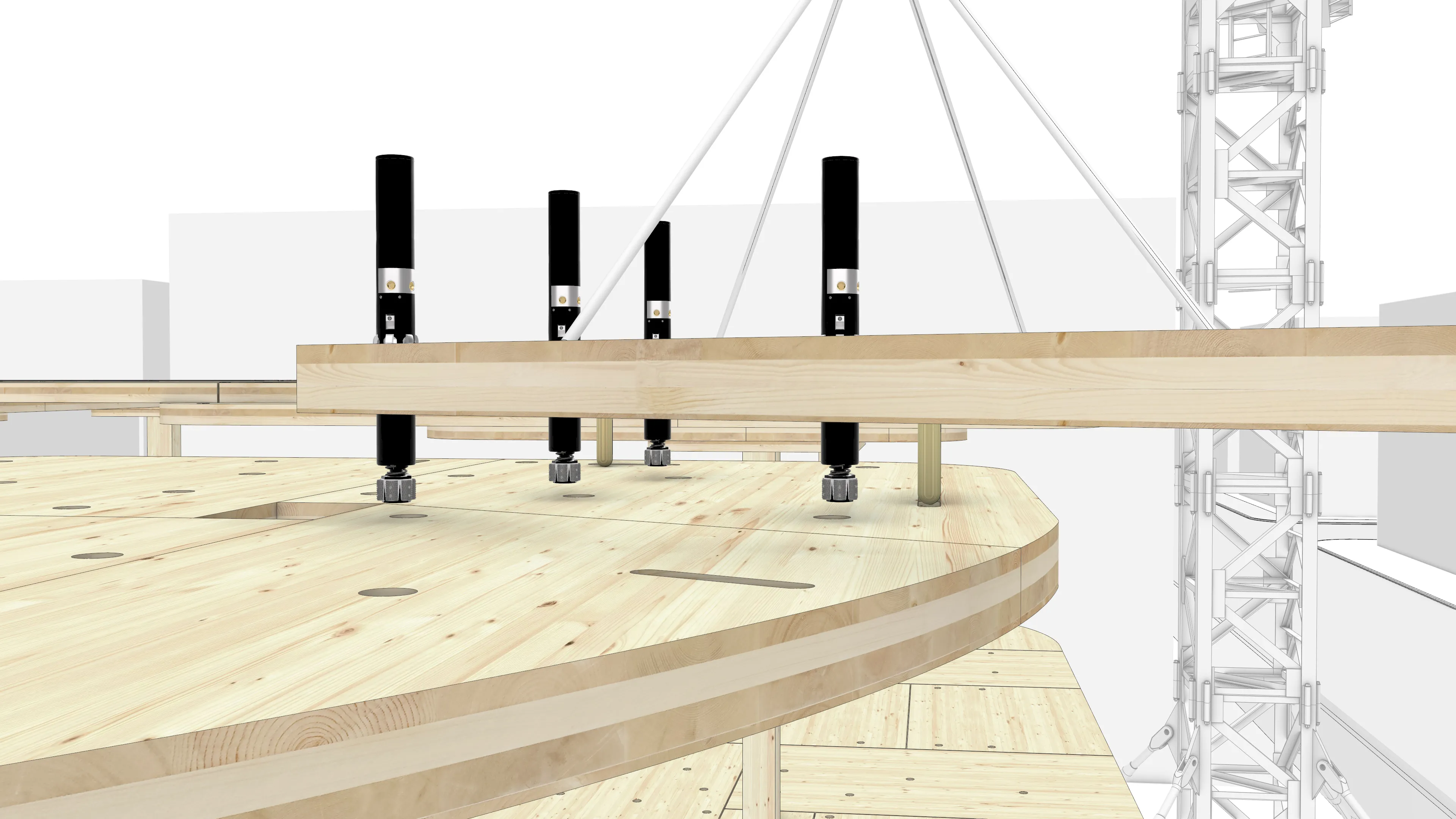 Figura 39 - Painel atingindo os canais.