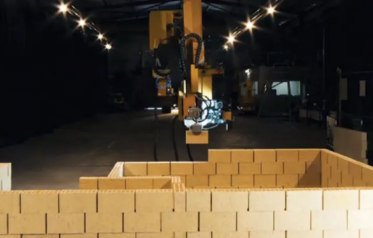 Brick-laying robot by Fastbrick Robotics