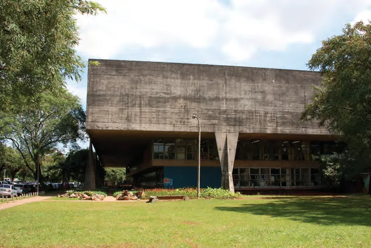 Aerial view of FAU-USP
