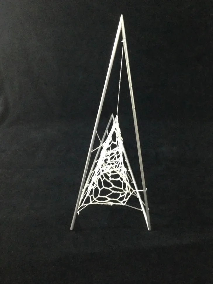 Final physical model: front view