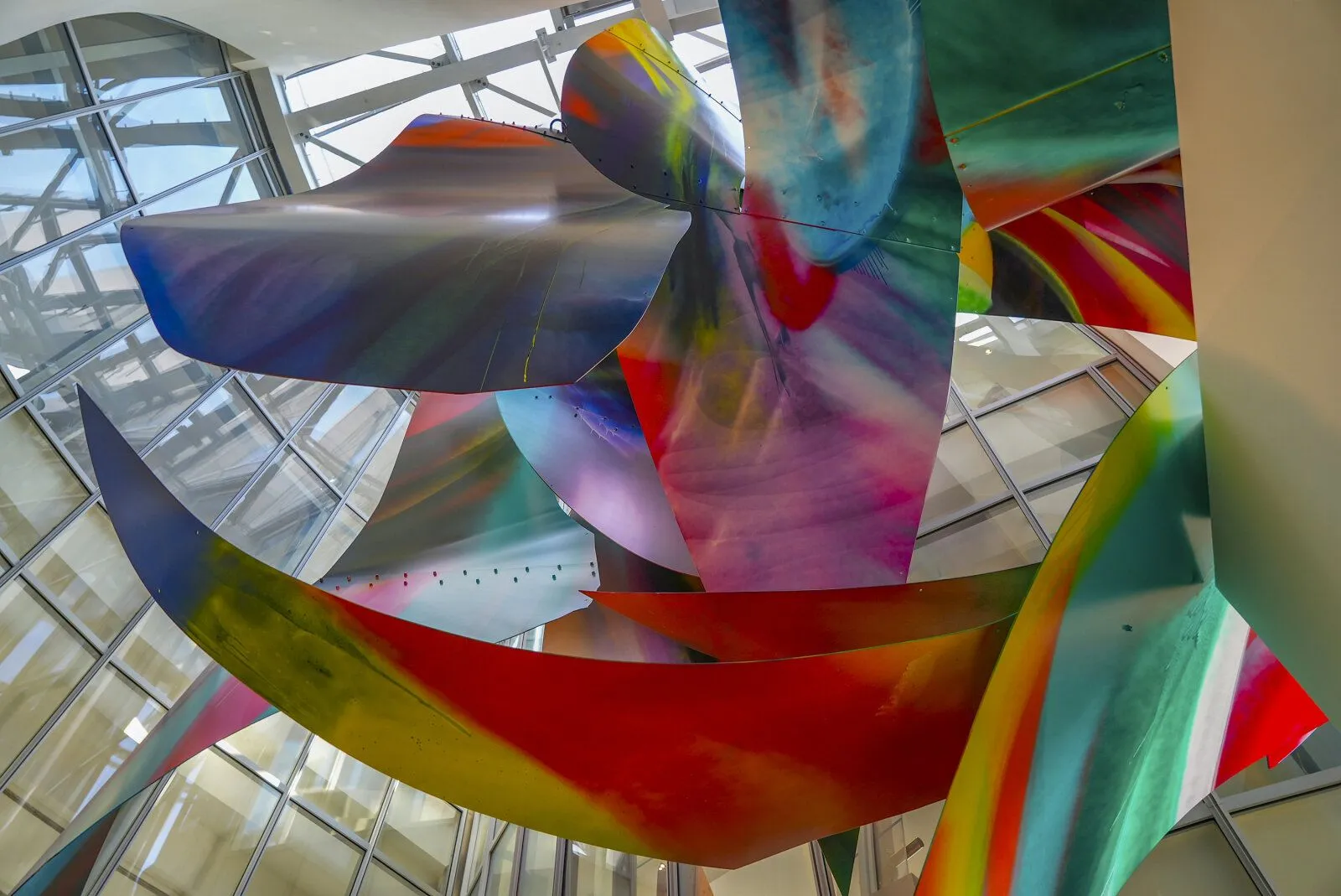 Photo of the Canyon installed at Louis Vuitton in Paris.