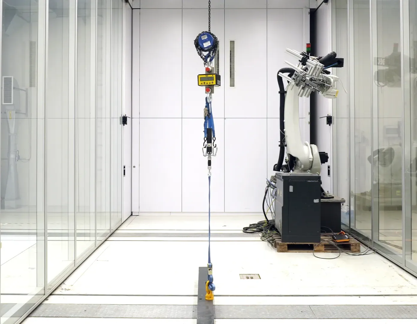 Figura 57 - Configuração do teste de resistência.