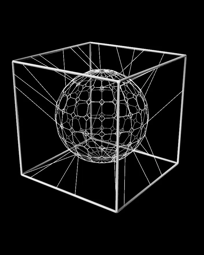 Abgestumpftes quadratisches Netz: Render 03