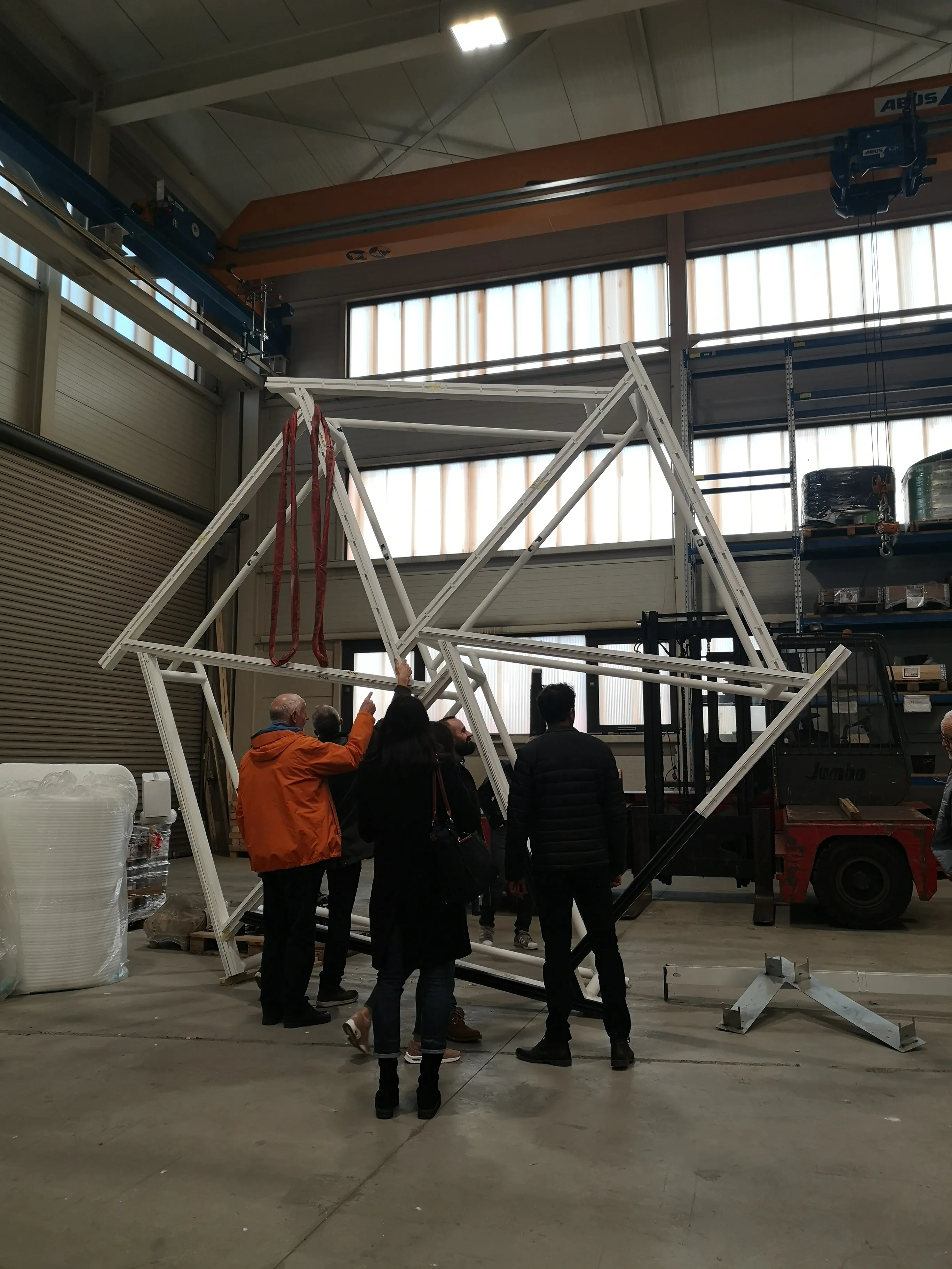 Testmodul vor der Fertigung.