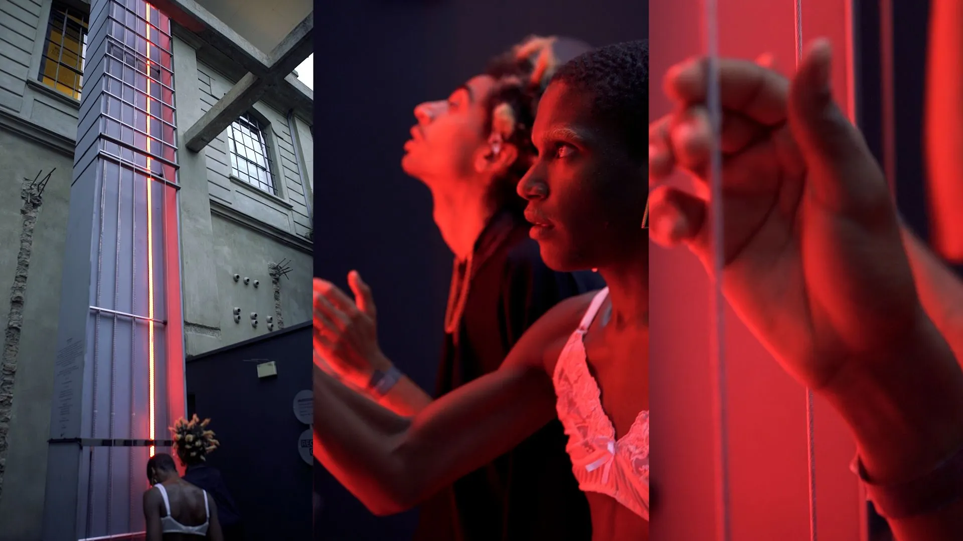 Three photos of users playing the guitar. © Eduardo Ohara